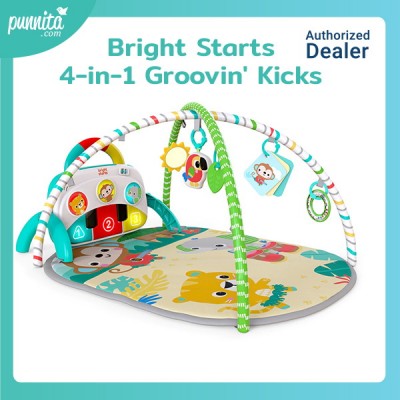 Bright Starts เพลจิม เบาะนอน 4 in 1 Groovin kicks 
